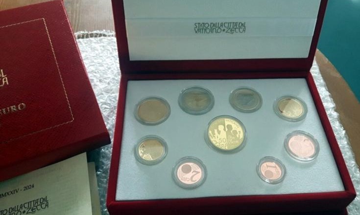 Vatikan Euro-Münzset in Präsentationsbox